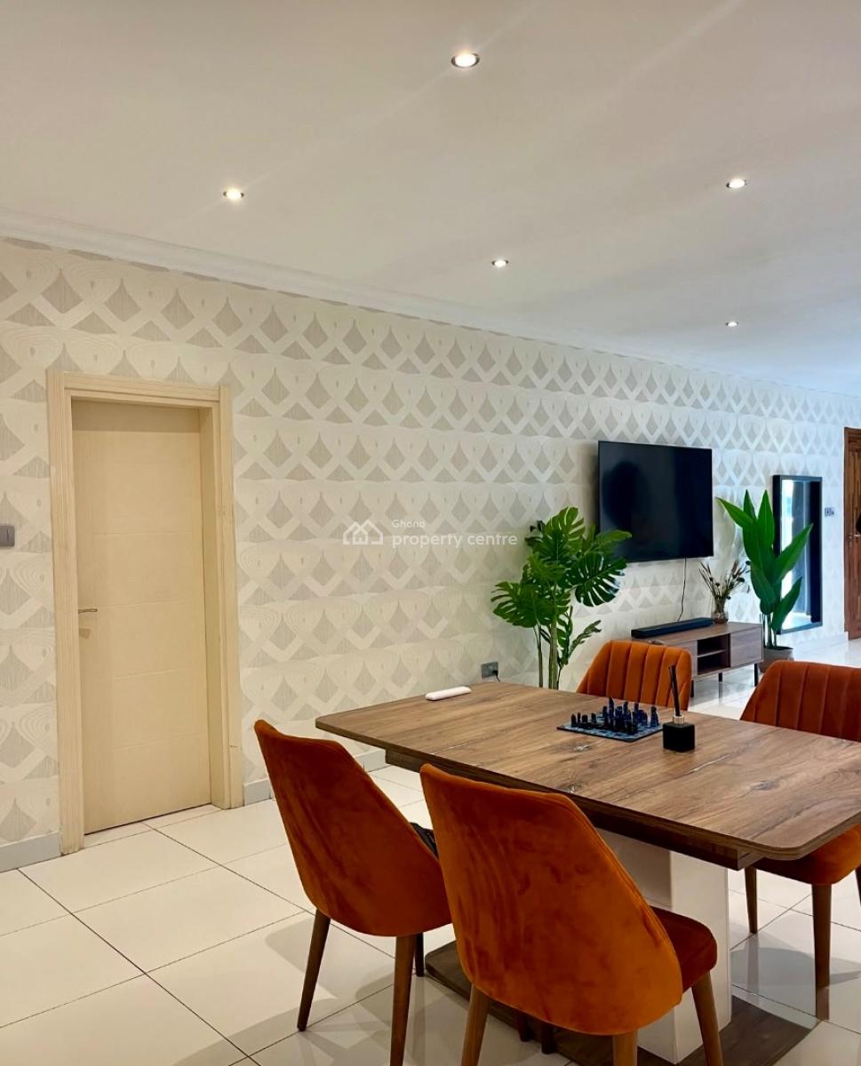 Furnished 3 Bedroom Apartment with Staff Quarters and Swimming Pool, Cantonments, Accra, Apartment for Rent