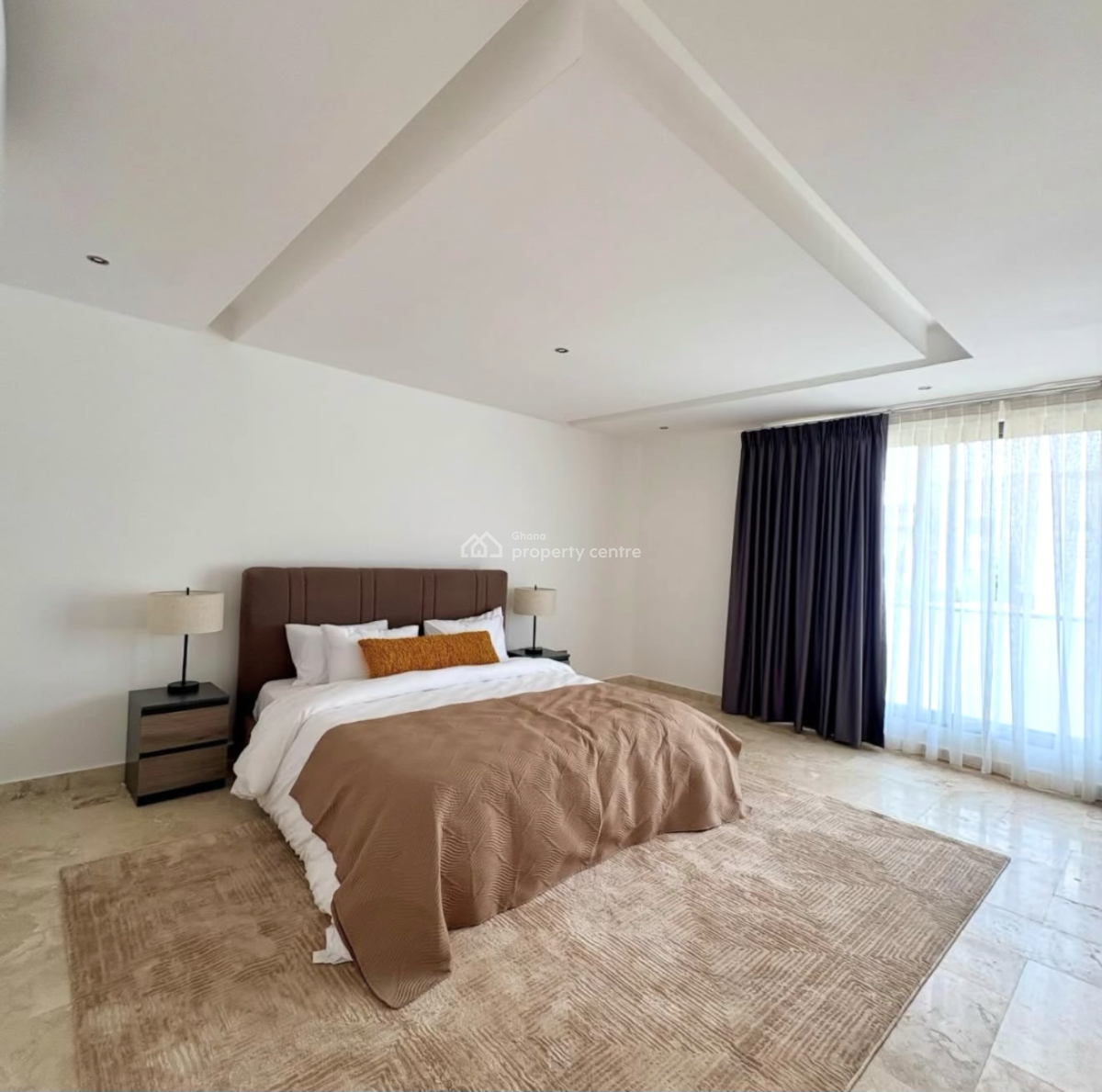 Furnished 3 Bedroom Duplex in a Gated Community with Swimming Pool, Cantonments, Accra, Detached Duplex for Rent