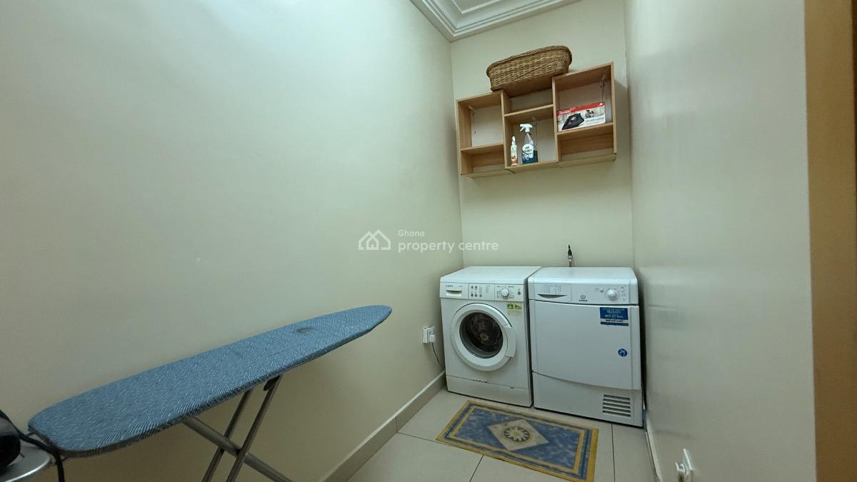 Furnished 4 Bed Duplex with Staff Room in a Gated Community with Pool, Cantonments, Accra, Semi-detached Duplex for Rent