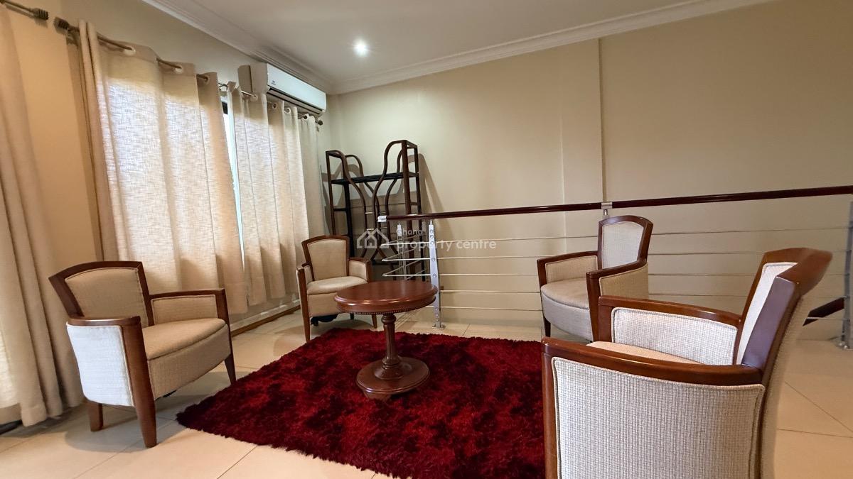Furnished 4 Bed Duplex with Staff Room in a Gated Community with Pool, Cantonments, Accra, Semi-detached Duplex for Rent