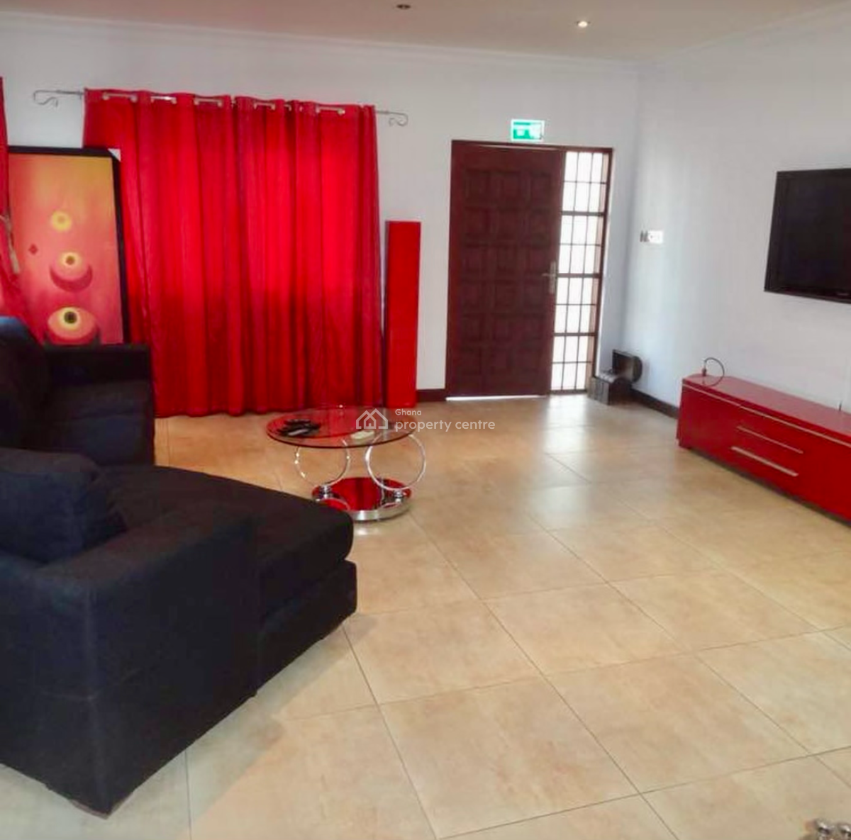 4 Bedroom Townhouse with Staff Quarters in a Gated Community, Cantonments, Accra, Townhouse for Rent