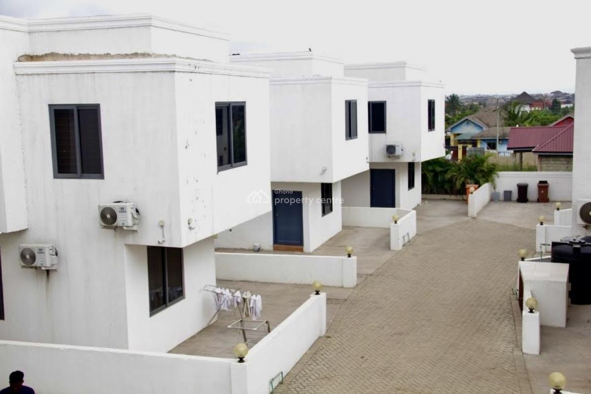 2 Bedroom Townhouse in a Gated Community, School Junction, Nanakrom, East Legon, Accra, Townhouse for Rent