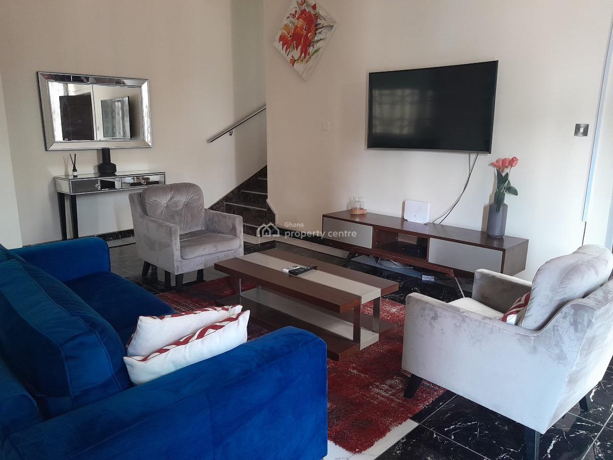 Furnished 4 Bedroom Duplex in a Gated Community with Swimming Pool, North Ridge, Accra, Detached Duplex for Rent