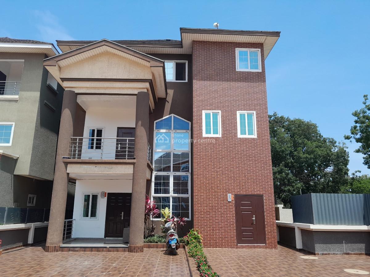 Furnished 4 Bedroom Duplex in a Gated Community with Swimming Pool, North Ridge, Accra, Detached Duplex for Rent