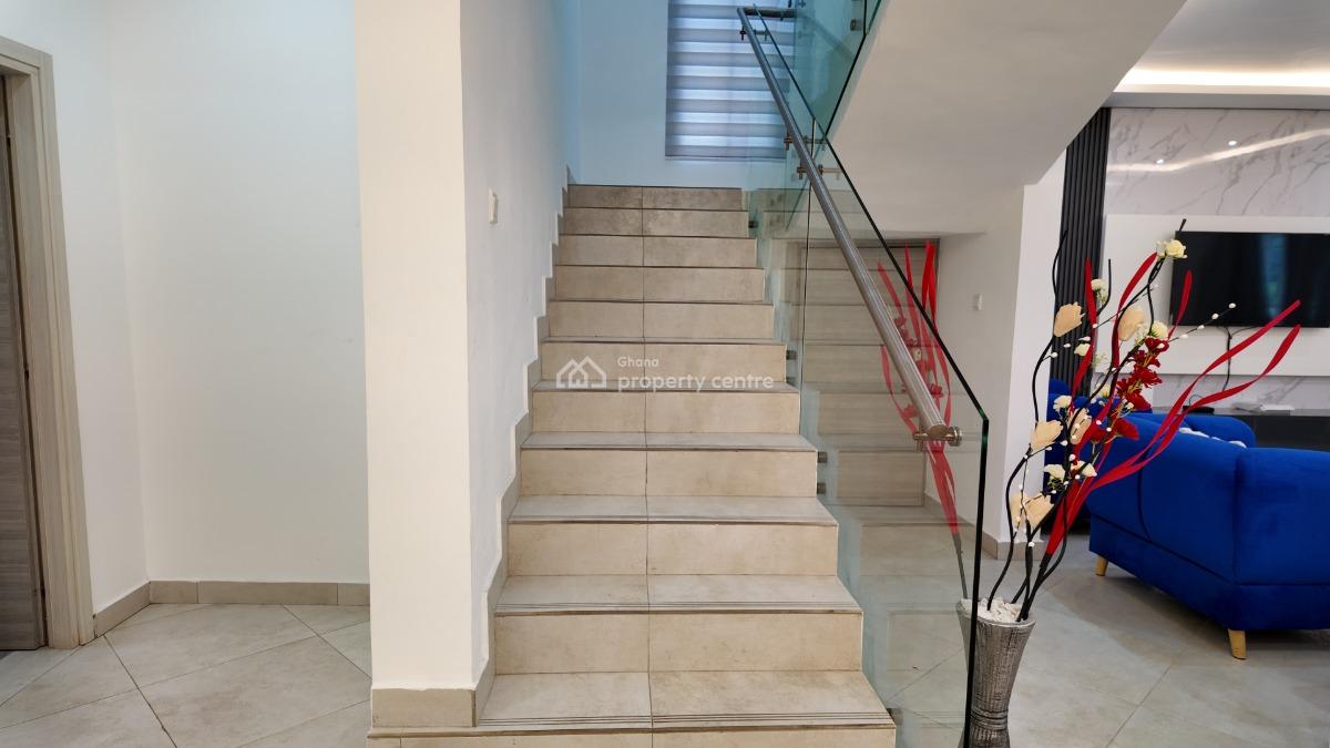 East Legon 4 Bed Gated Community Townhouse- (furnished), Near a & C Mall, East Legon, Accra, Townhouse for Rent