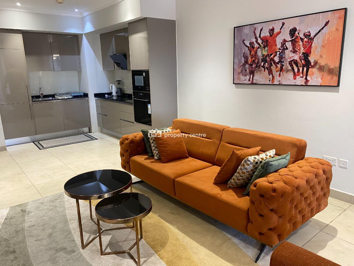 Luxury Fuly Furnished 2-bedroom Flat, North Dzorwulu, Accra, Apartment Short Let