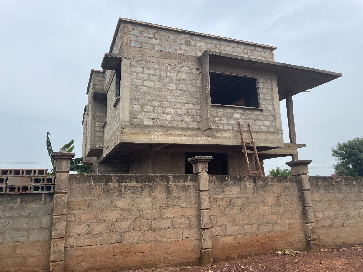 Uncompleted 4 Bedroom House, Pantang, La Nkwantanang Madina Municipal, Accra, House for Sale