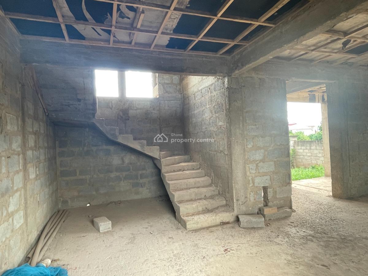 Uncompleted 4 Bedroom House, Pantang, La Nkwantanang Madina Municipal, Accra, House for Sale