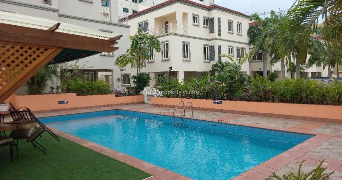 3 Bed Townhouse with Staff Quarters in a Gated Community with Pool, North Ridge, Accra, Townhouse for Rent