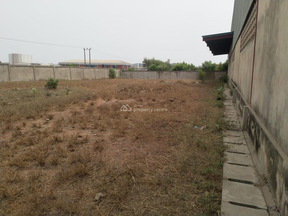 Walled and Gated 3 Acres Land, Tema Free Zones Enclaves. Industrial Area, Tema, Accra, Industrial Land for Sale