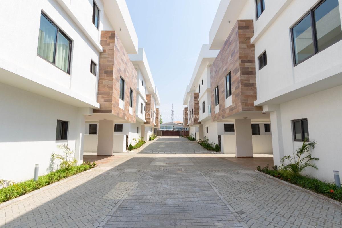4 Bedroom Townhouse with Staff Quarters in a Gated Community with Pool, Airport Residential Area, Accra, Townhouse for Rent
