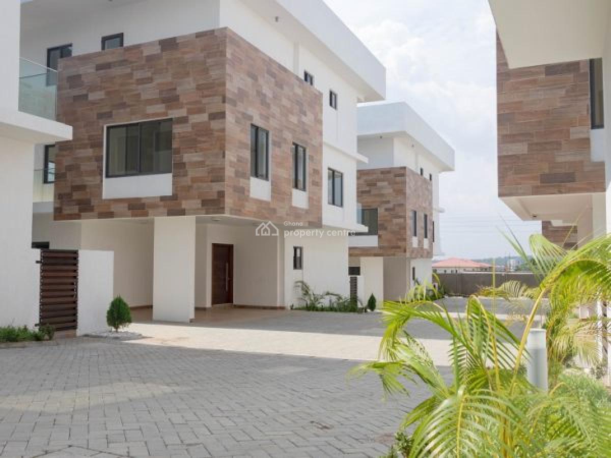 4 Bedroom Townhouse with Staff Quarters in a Gated Community with Pool, Airport Residential Area, Accra, Townhouse for Rent