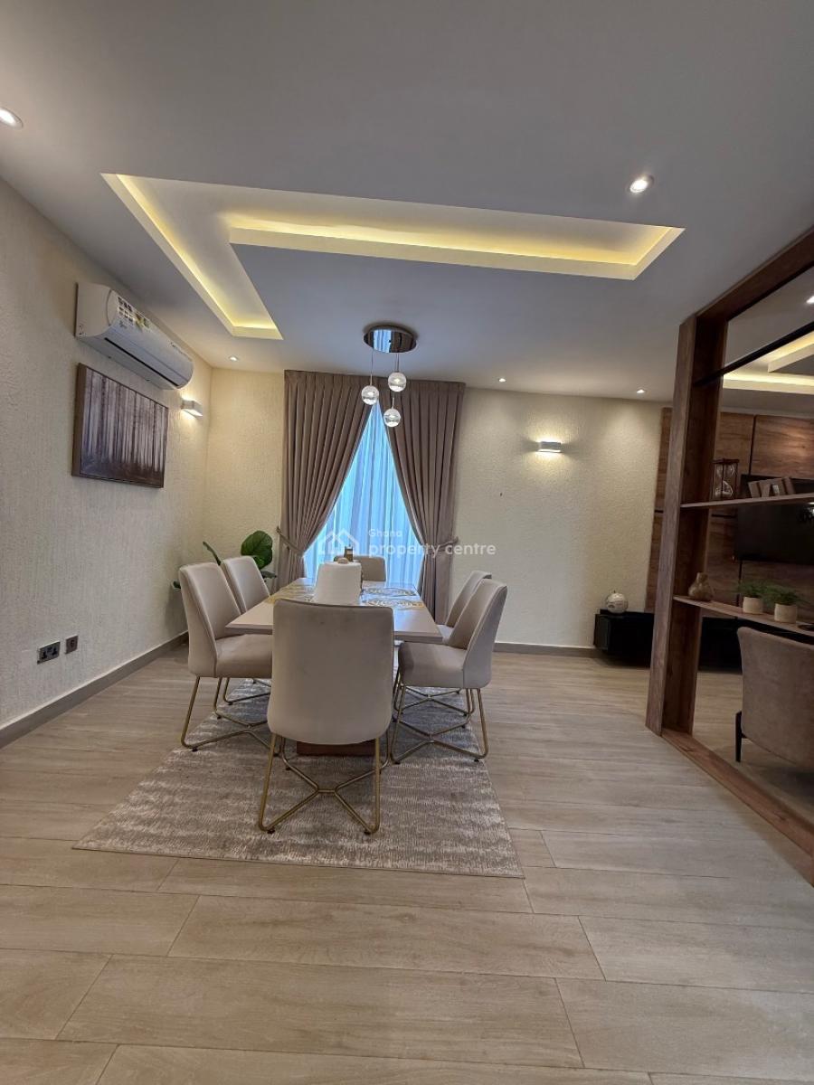 Furnished 4 Bedroom Duplex with Swimming Pool, School Junction, Adjiringanor, East Legon, Accra, Detached Duplex for Sale