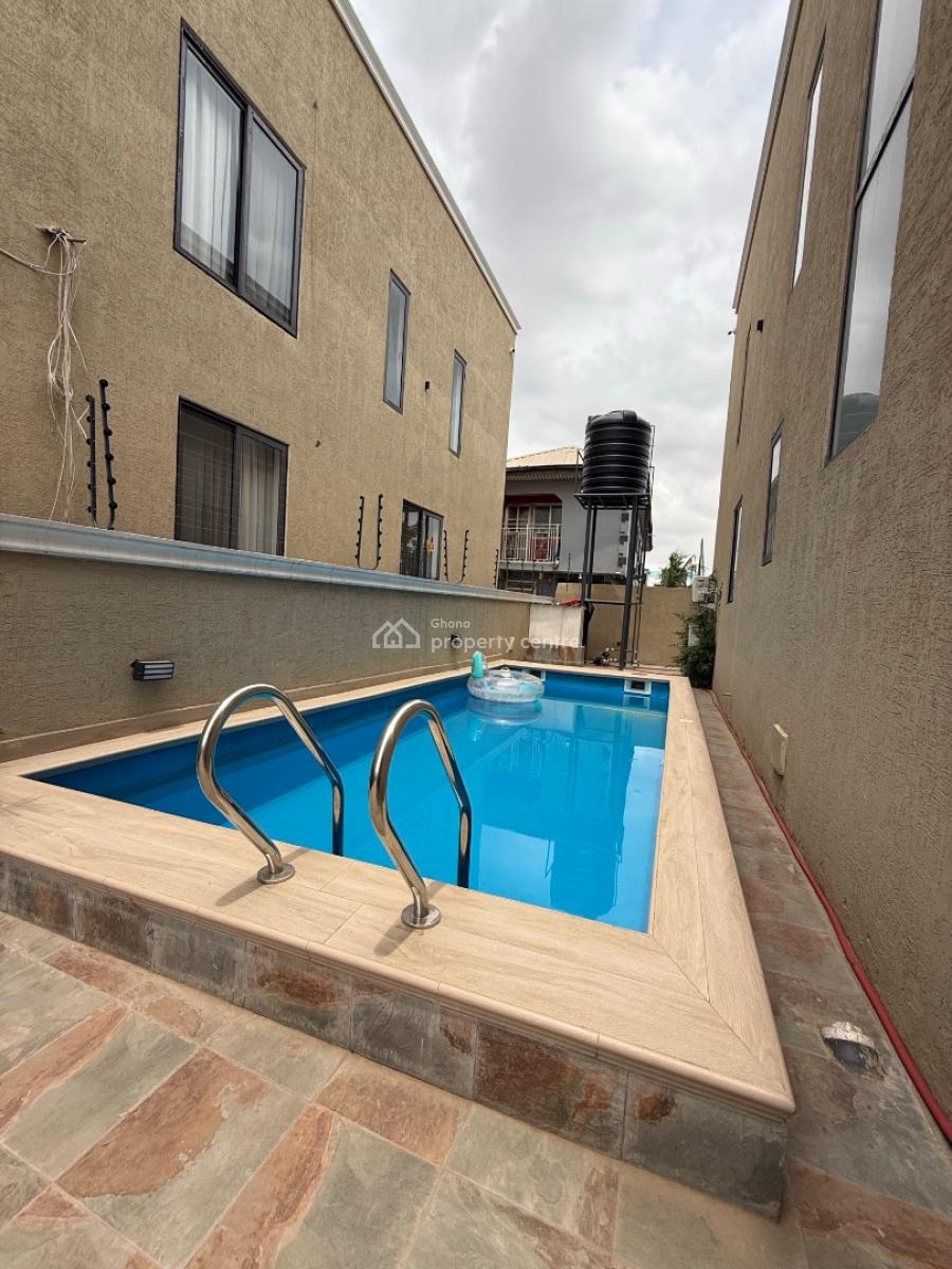 Furnished 4 Bedroom Duplex with Swimming Pool, School Junction, Adjiringanor, East Legon, Accra, Detached Duplex for Sale