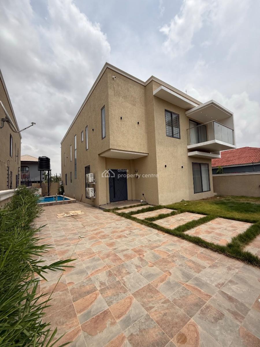 Furnished 4 Bedroom Duplex with Swimming Pool, School Junction, Adjiringanor, East Legon, Accra, Detached Duplex for Sale