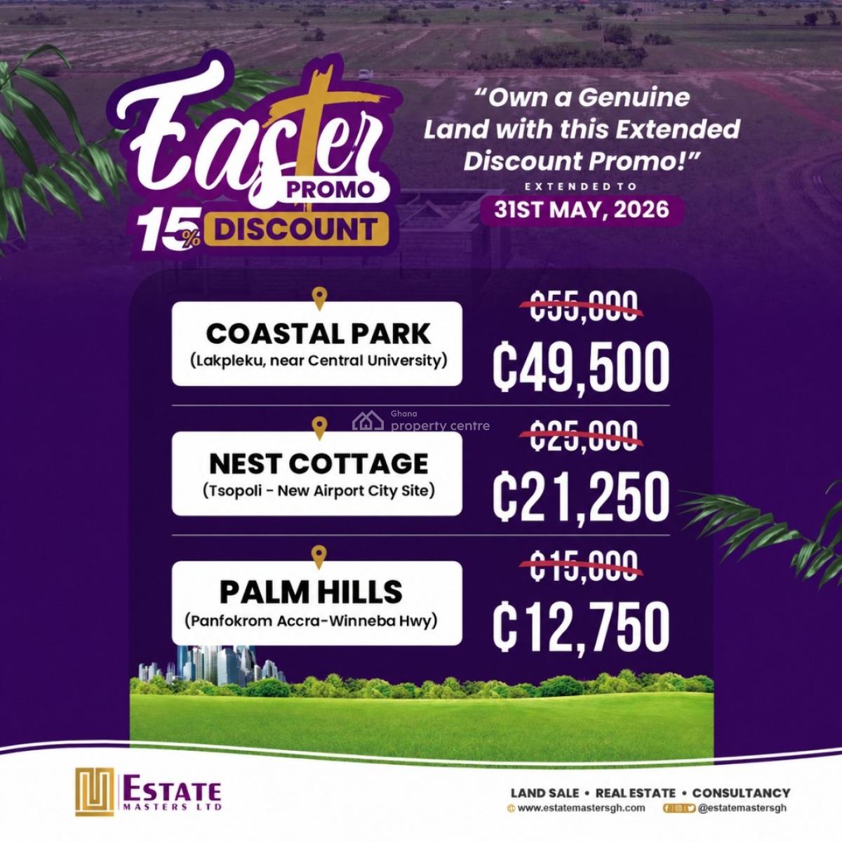 Own a Plot of Land, Close to The New Airport City, Tsopoli, Ningo Prampram District, Accra, Residential Land for Sale