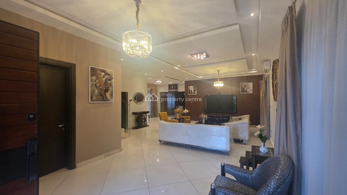 5 Bedroom Furnished House with Boys Quarters Amd Pool, East Airport, Accra Metropolitan, Accra, House for Sale