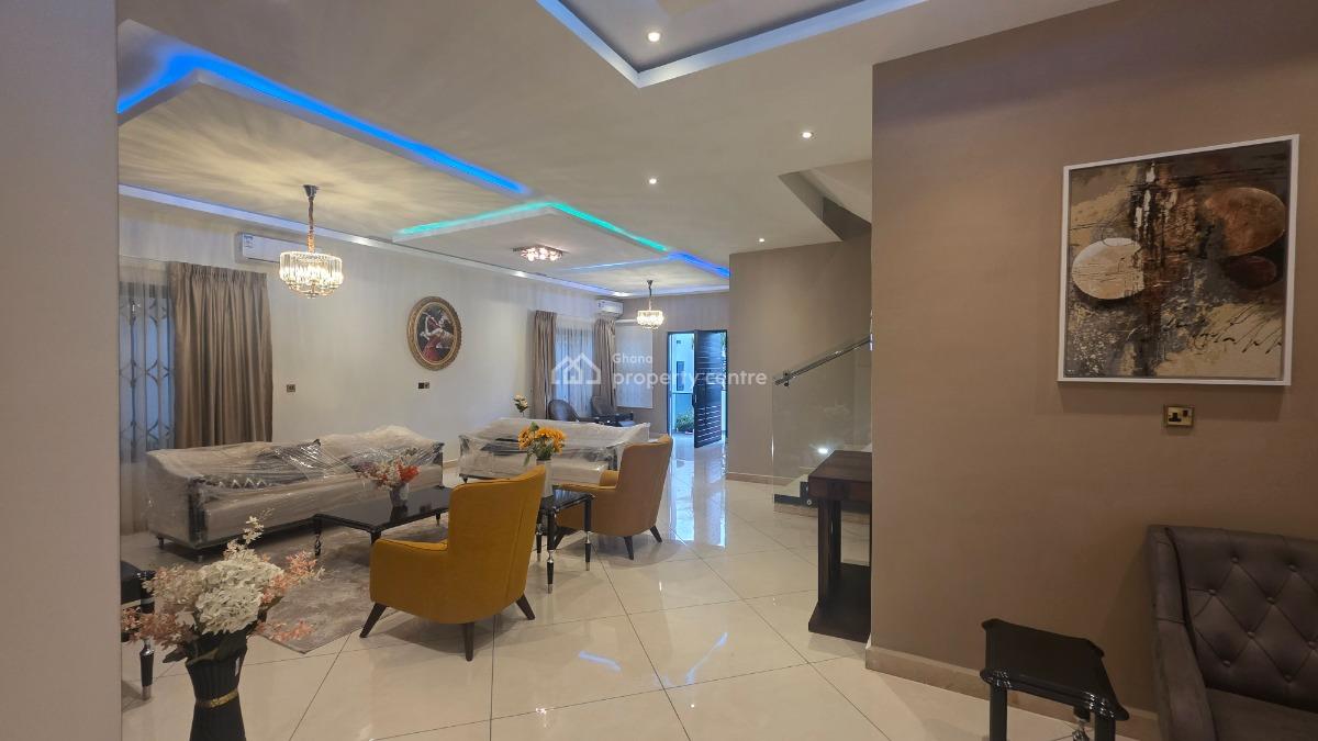 5 Bedroom Furnished House with Boys Quarters Amd Pool, East Airport, Accra Metropolitan, Accra, House for Sale