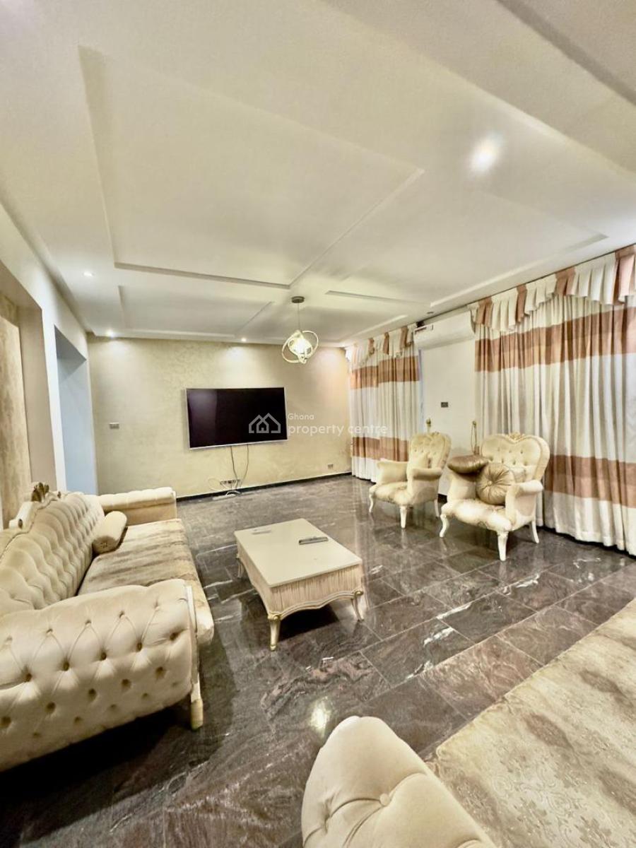 Luxurious Furnished 4 Bedrooms with 2 Bedroom Maid Quarters, Free Zones, Cantonments, Accra, Detached Bungalow for Sale