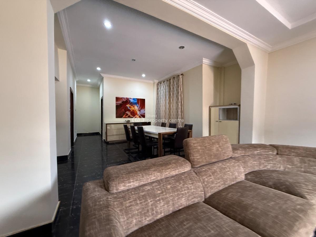 Furnished 4 Bed Duplex with Study in a Gated Community with Pool, North Ridge, Accra, Detached Duplex for Rent