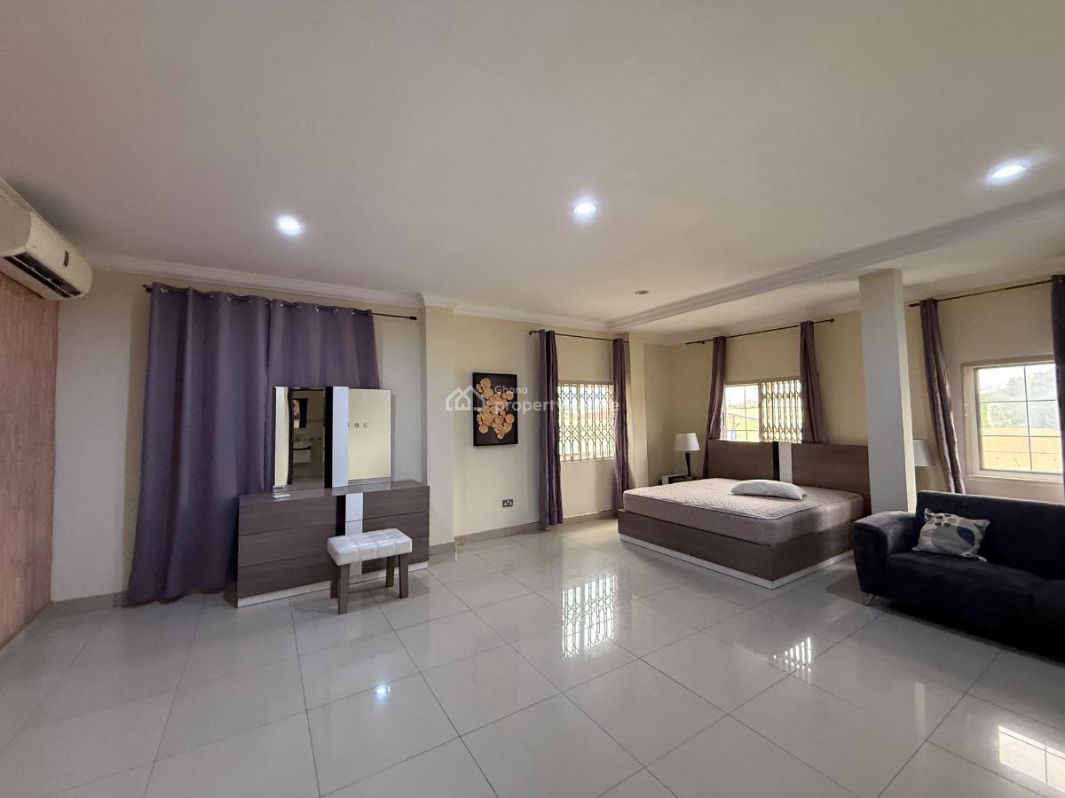 Furnished 4 Bed Duplex with Study in a Gated Community with Pool, North Ridge, Accra, Detached Duplex for Rent