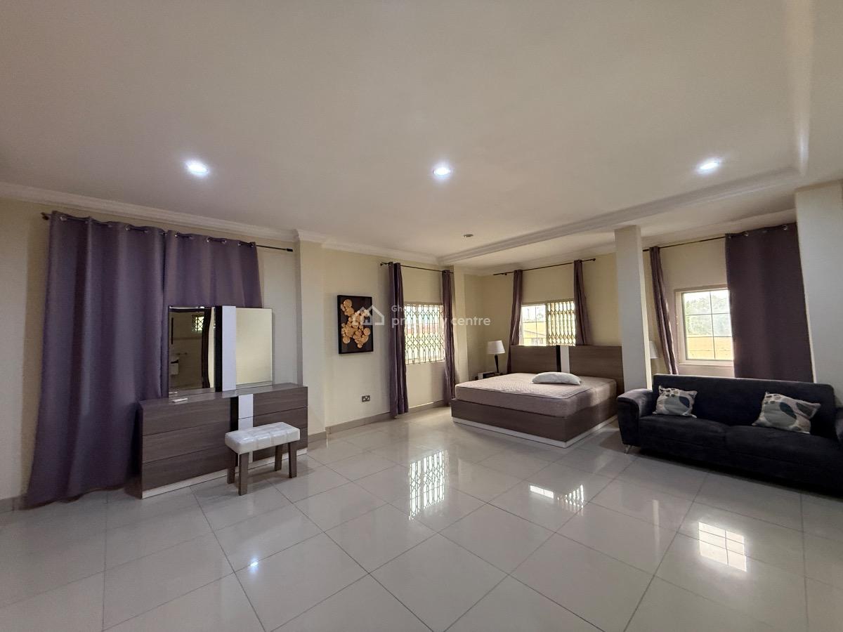Furnished 4 Bed Duplex with Study in a Gated Community with Pool, North Ridge, Accra, Detached Duplex for Rent