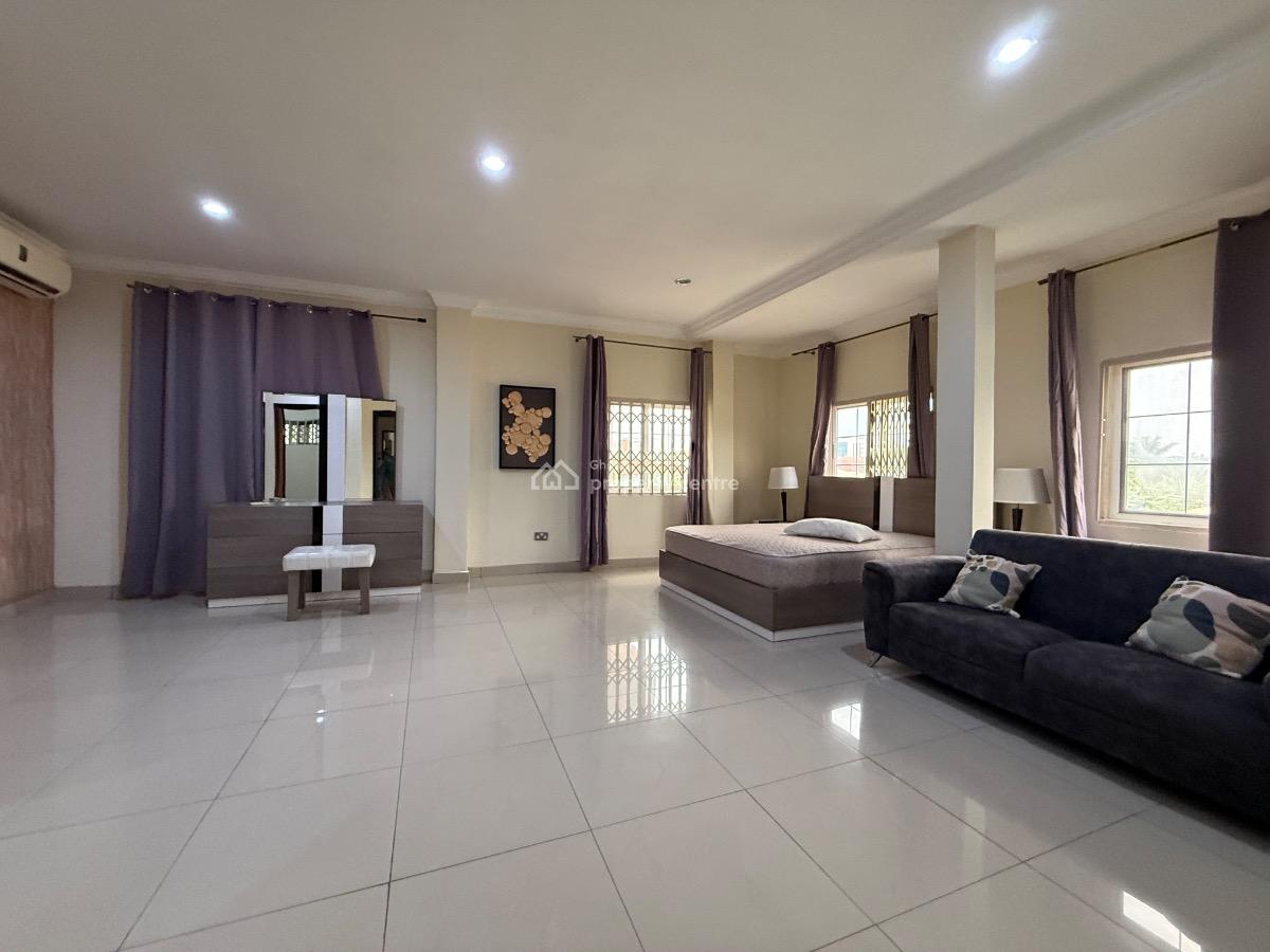 Furnished 4 Bed Duplex with Study in a Gated Community with Pool, North Ridge, Accra, Detached Duplex for Rent