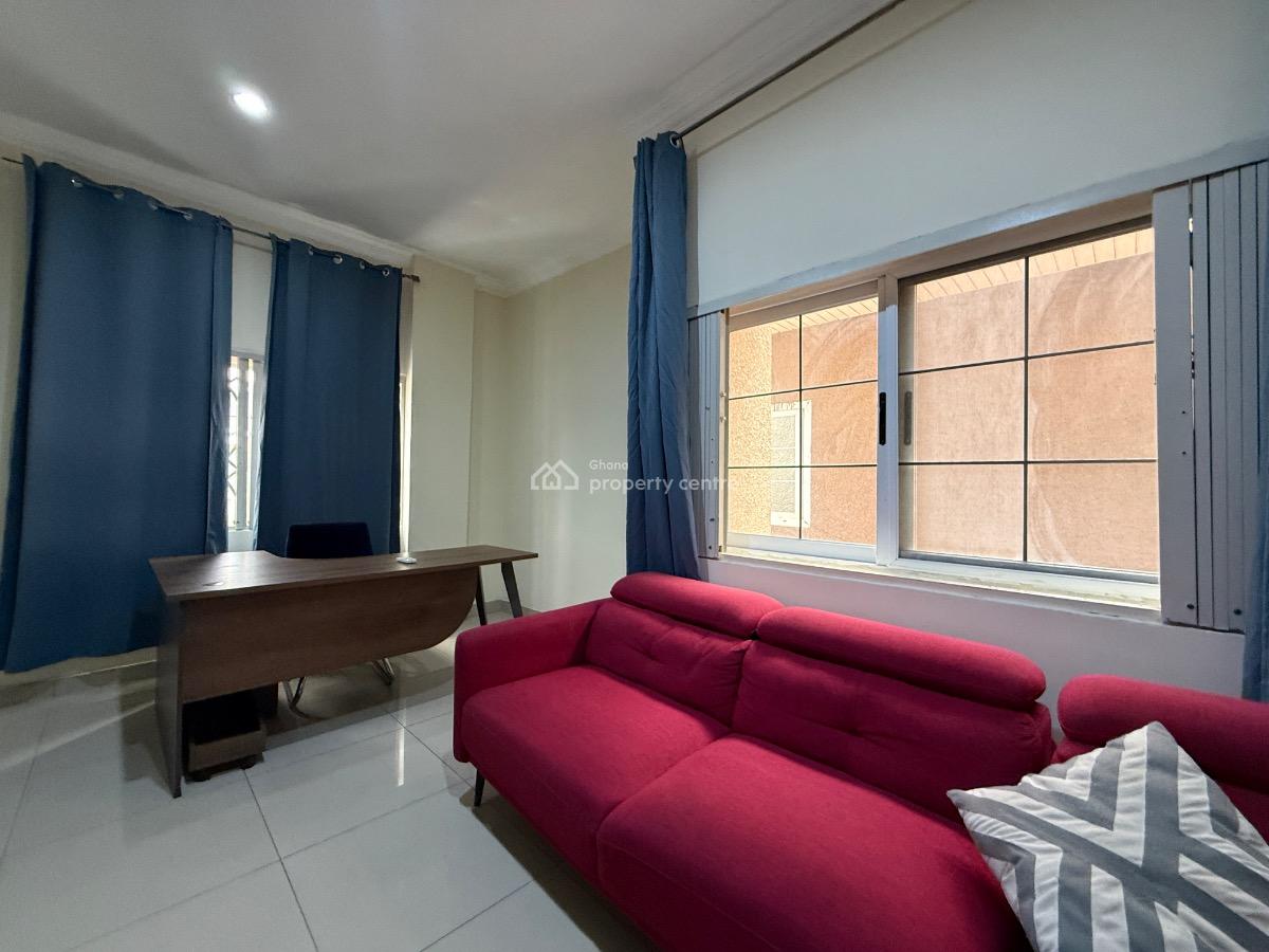 Furnished 4 Bed Duplex with Study in a Gated Community with Pool, North Ridge, Accra, Detached Duplex for Rent