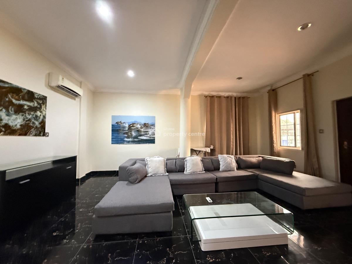 Furnished 4 Bed Duplex with Study in a Gated Community with Pool, North Ridge, Accra, Detached Duplex for Rent