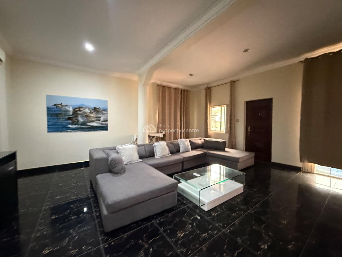 Furnished 4 Bed Duplex with Study in a Gated Community with Pool, North Ridge, Accra, Detached Duplex for Rent