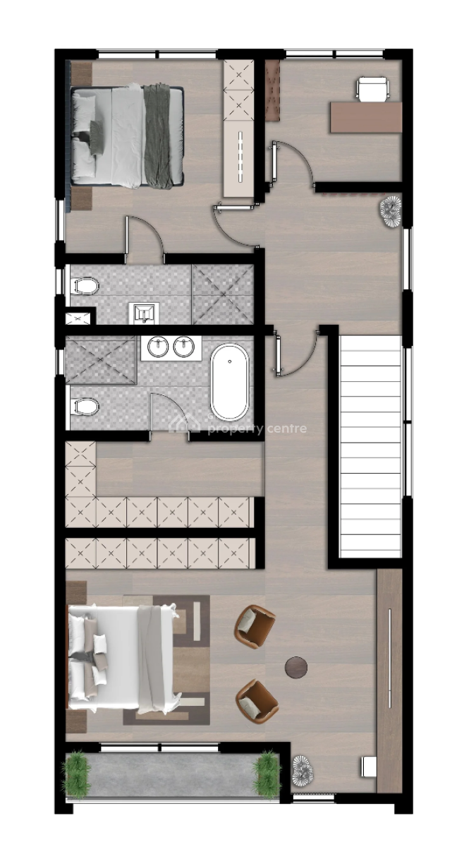 4 Bedroom Townhouse with Staff Quarters in a Gated Community, Tesano, Accra, Townhouse for Sale