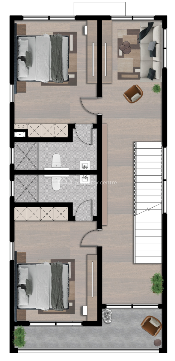 4 Bedroom Townhouse with Staff Quarters in a Gated Community, Tesano, Accra, Townhouse for Sale