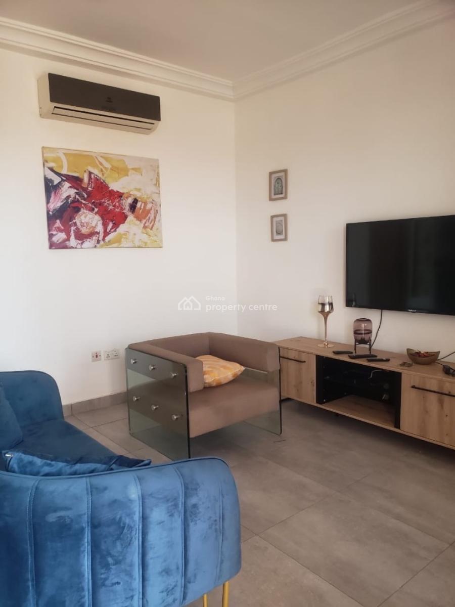 Furnished 1 Bedroom Apartment, East Airport, Airport Residential Area, Accra, Mini Flat for Rent