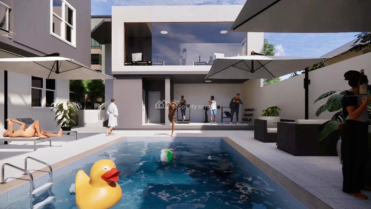 2 Bedroom Apartment with Swimming Pool, Gym, and Elevator, North Legon, Accra, Apartment for Sale