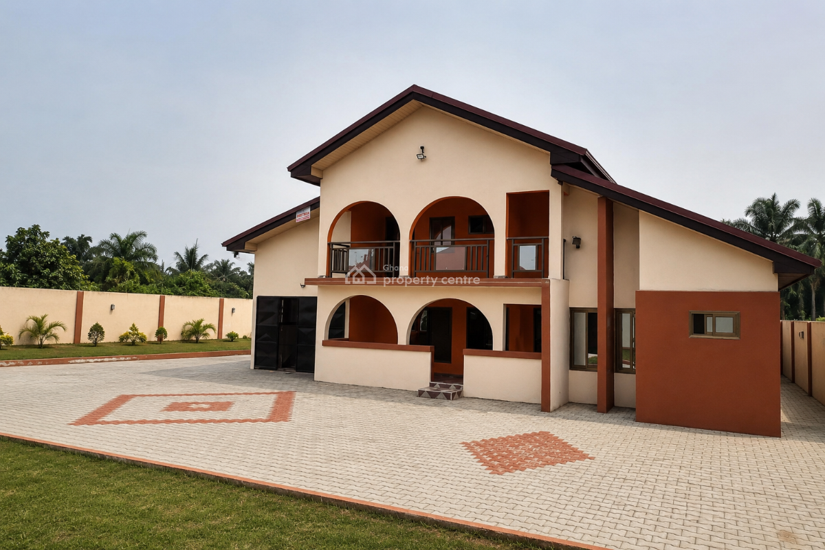 6 Bedroom House with Excellent Facilities, Kasoa Cp, Near Sunson City Restaurant, Kasoa, Awutu-senya East, Central Region, Detached Bungalow for Sale