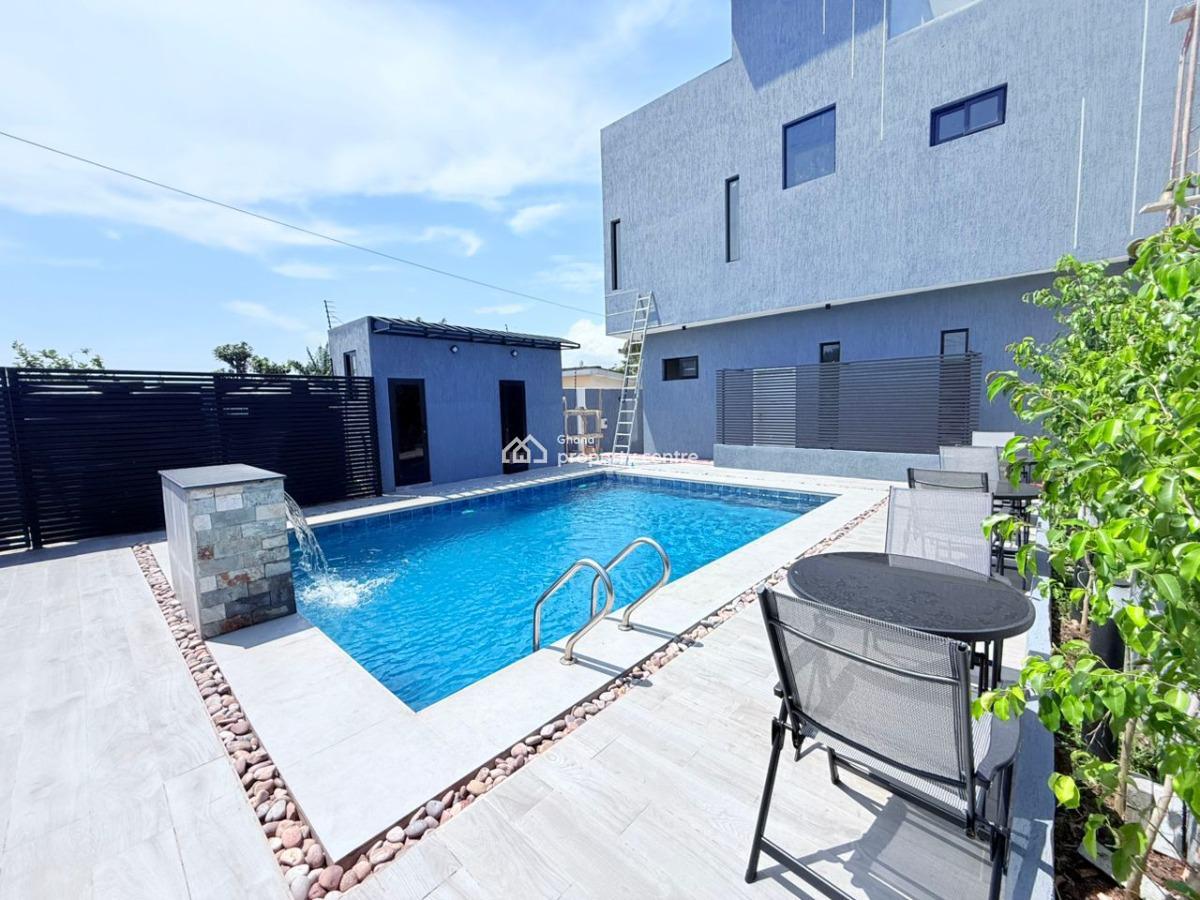 4 Bed Townhouse with Rooftop Terrace in a Gated Community with Pool, Dzorwulu, West Airport, Airport Residential Area, Accra, Townhouse for Sale