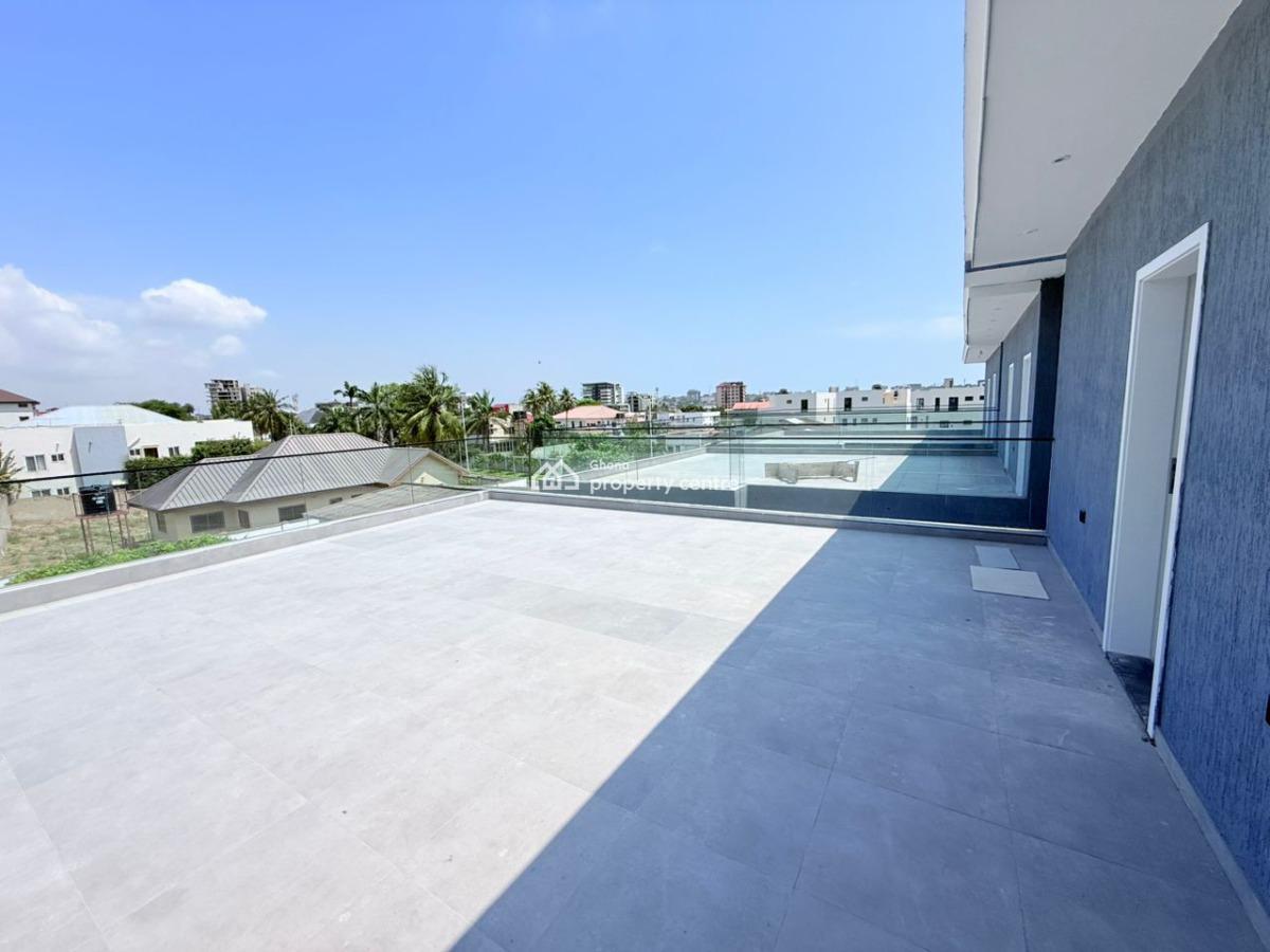 4 Bed Townhouse with Rooftop Terrace in a Gated Community with Pool, Dzorwulu, West Airport, Airport Residential Area, Accra, Townhouse for Sale