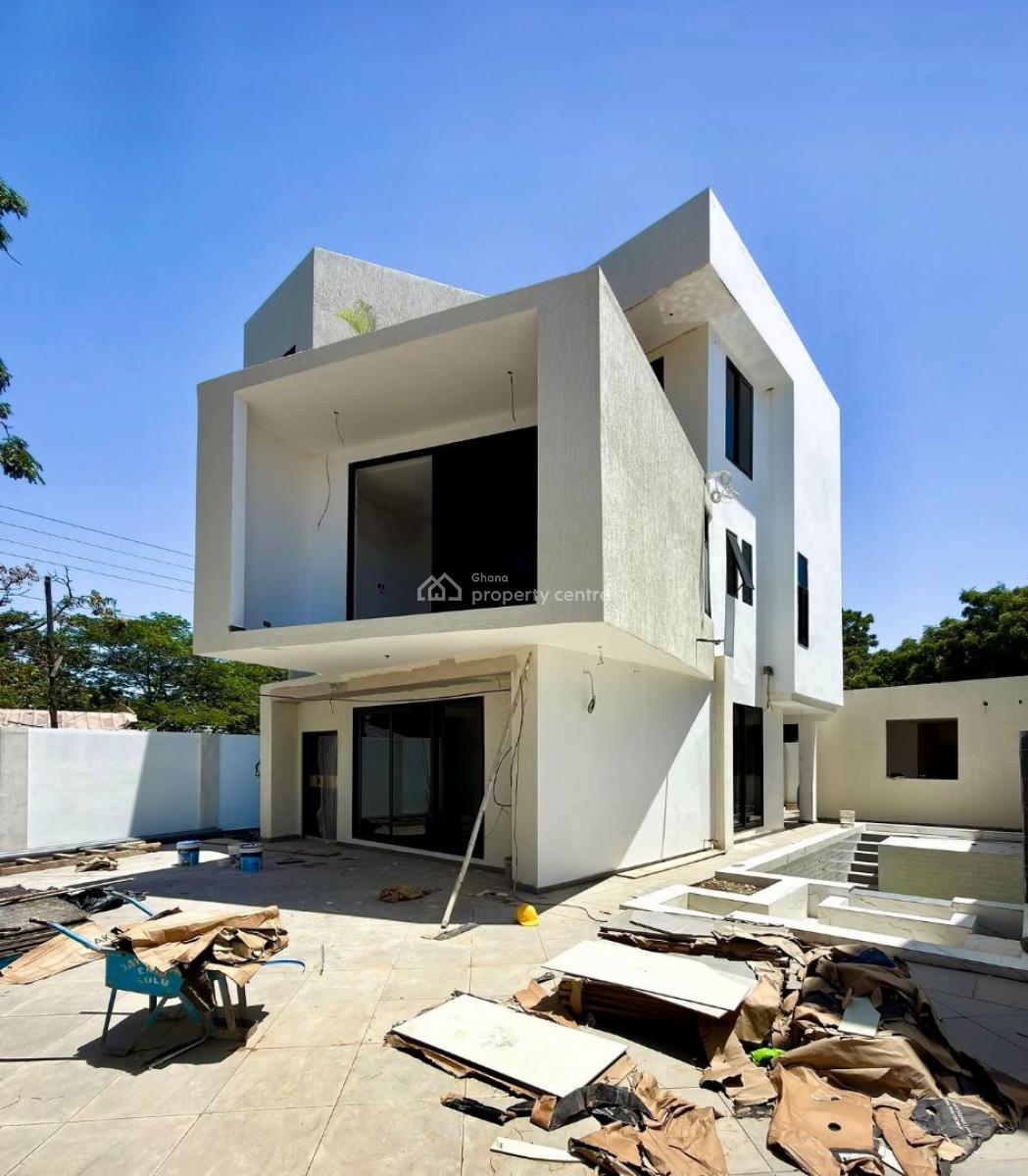 4 Bedroom Duplex with Swimming Pool and Staff Quarters, North Labone, Accra, Detached Duplex for Sale