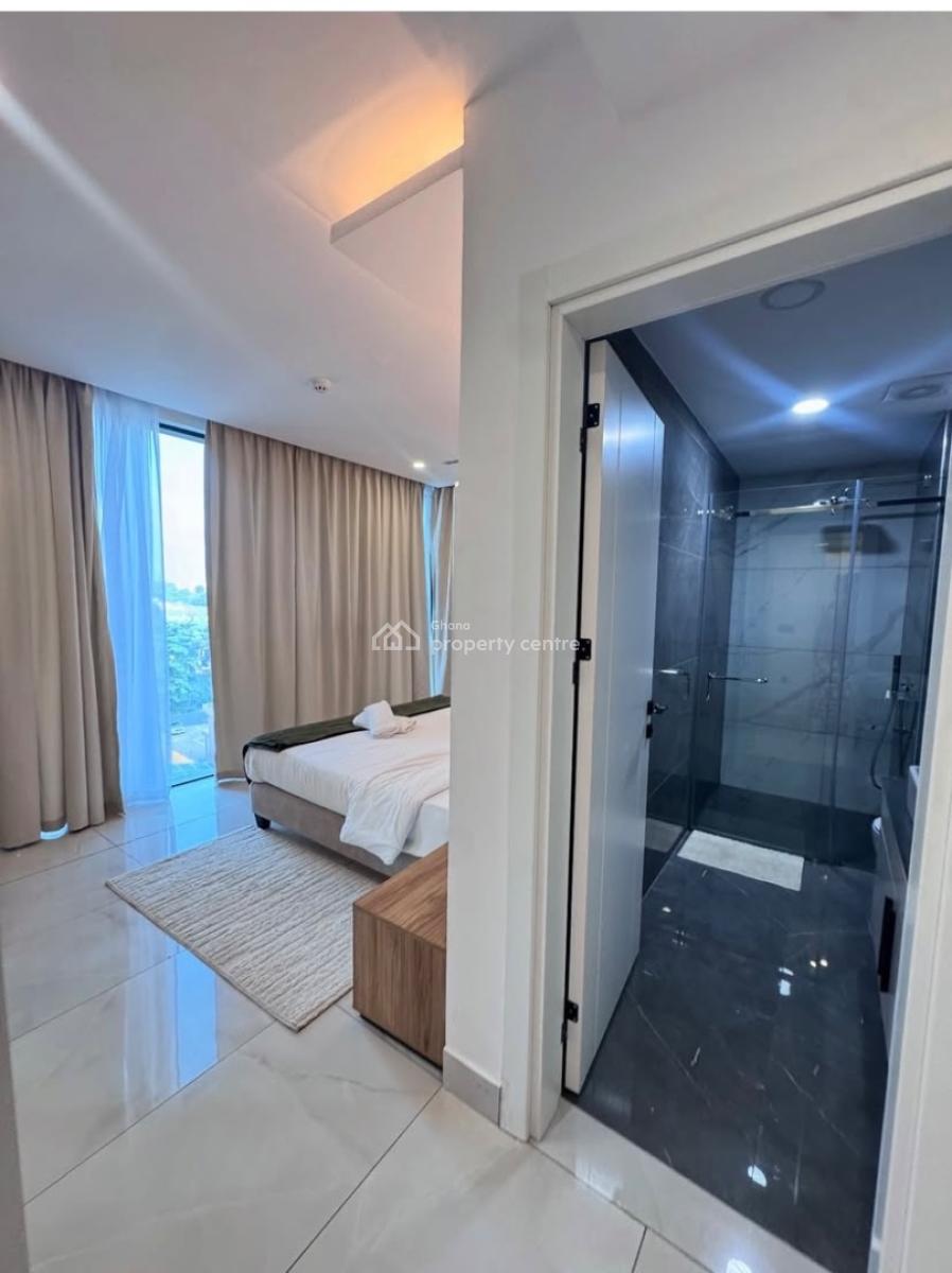 Luxury 2 Bedroom Apartment with Pool and Security, Airport Residential, Airport Residential Area, Accra, Single Room Self Contained for Sale