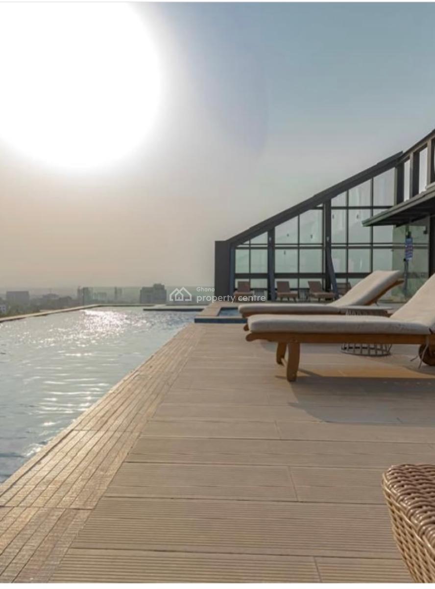 Luxury 2 Bedroom Apartment with Pool and Security, Airport Residential, Airport Residential Area, Accra, Single Room Self Contained for Sale