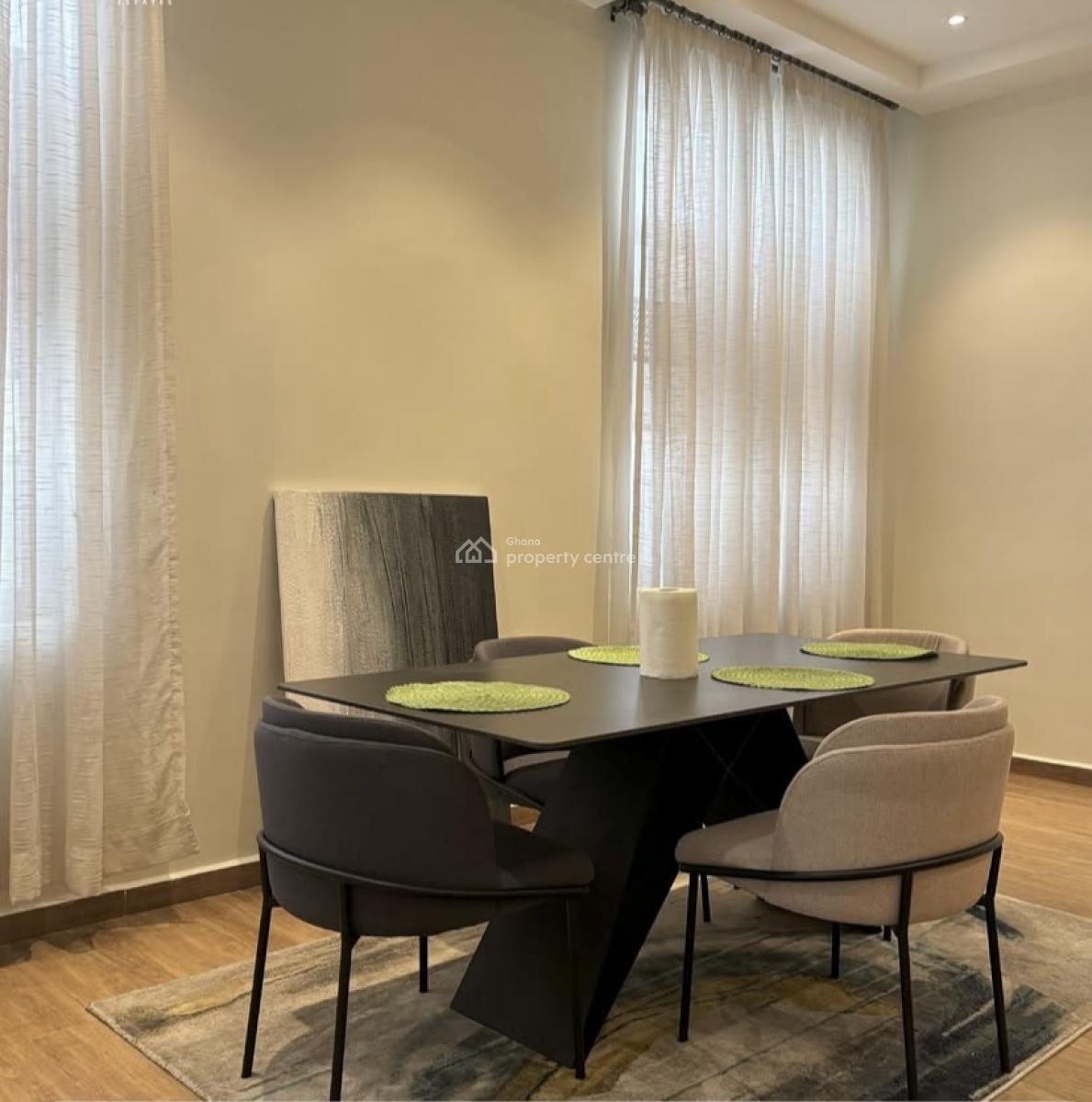 Luxury Apartments with Security, East Airport, East Airport, Airport Residential Area, Accra, Apartment for Rent