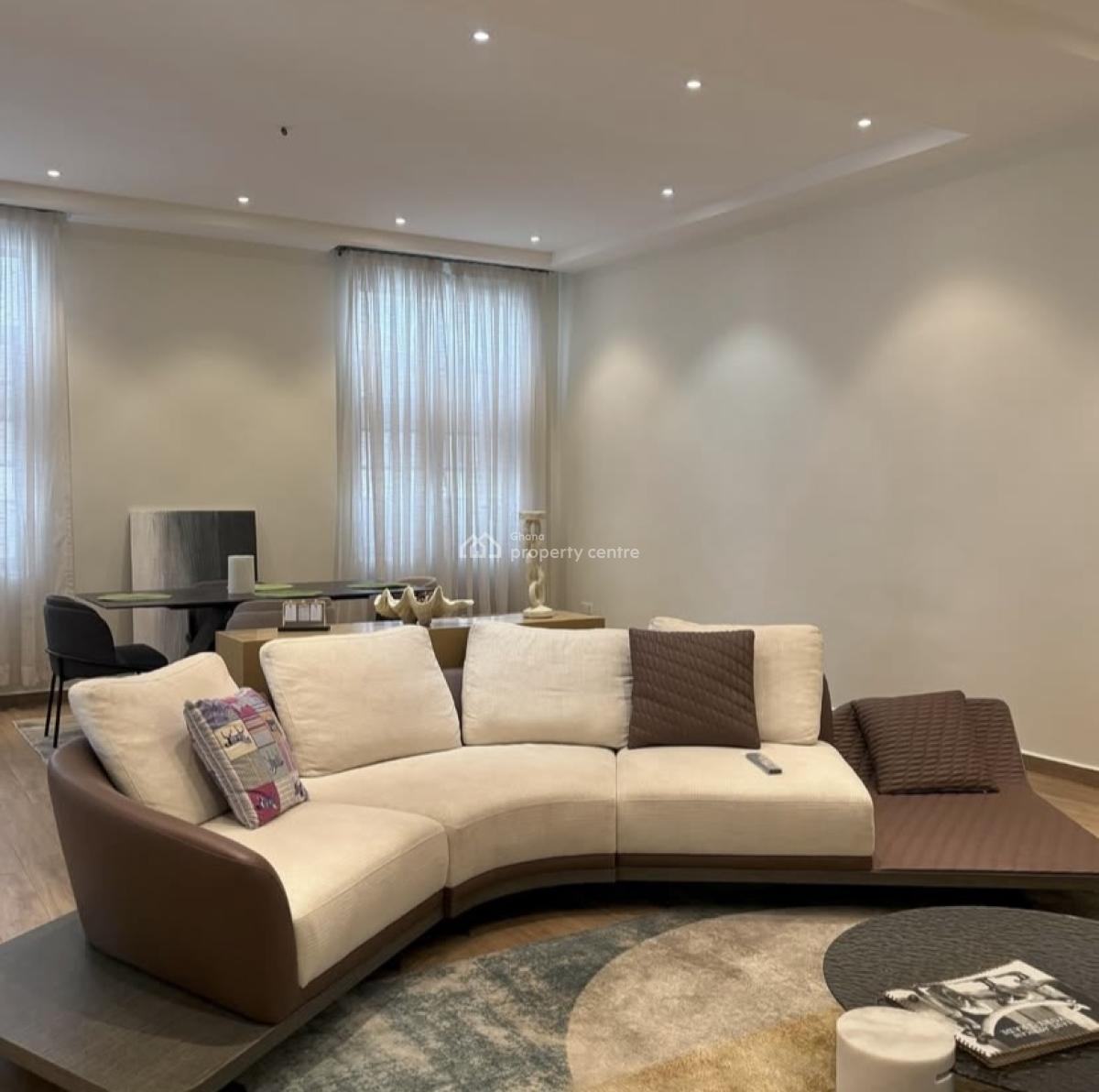 Luxury Apartments with Security, East Airport, East Airport, Airport Residential Area, Accra, Apartment for Rent