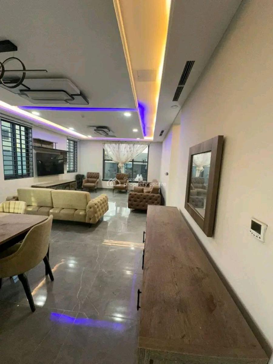 Luxury 4-bedroom Furnished Townhome @ East Airport, East Airport, Airport Residential Area, Accra, Townhouse for Rent