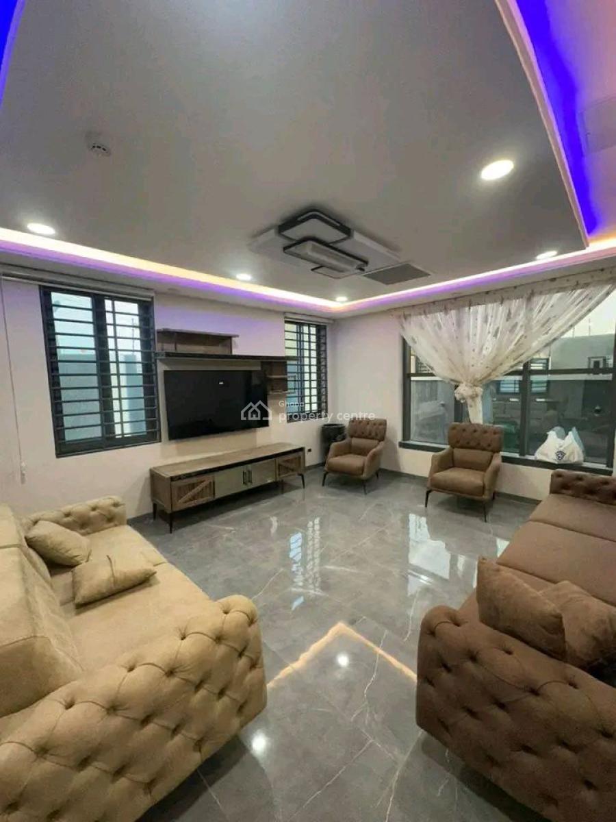 Luxury 4-bedroom Furnished Townhome @ East Airport, East Airport, Airport Residential Area, Accra, Townhouse for Rent