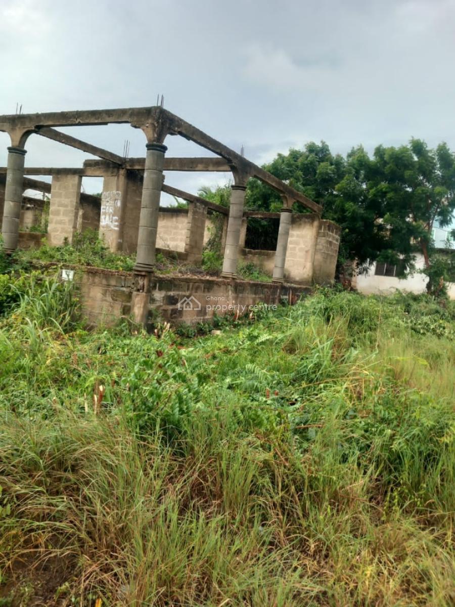 Unroofed 5brm with Storey Foundation at Kokrobite Accra, Kokrobite, Ga South Municipal, Accra, Detached Bungalow for Sale
