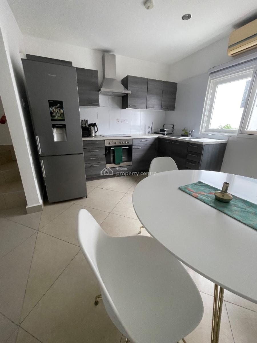 Townhouse 2-bedroom + Office Furnished -east Legon, Boundry Road, East Legon, Accra, Apartment for Rent