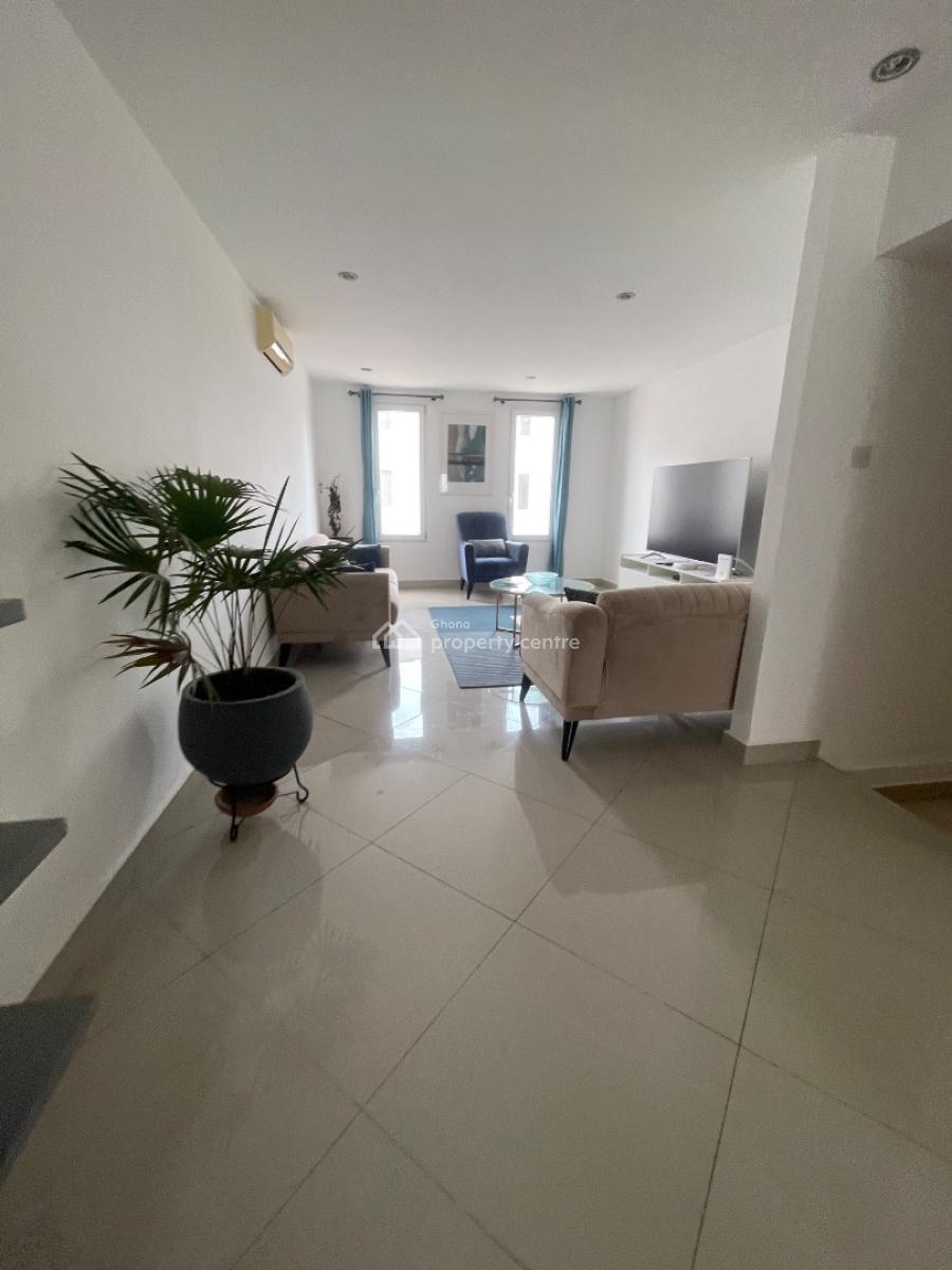 Townhouse 2-bedroom + Office Furnished -east Legon, Boundry Road, East Legon, Accra, Apartment for Rent