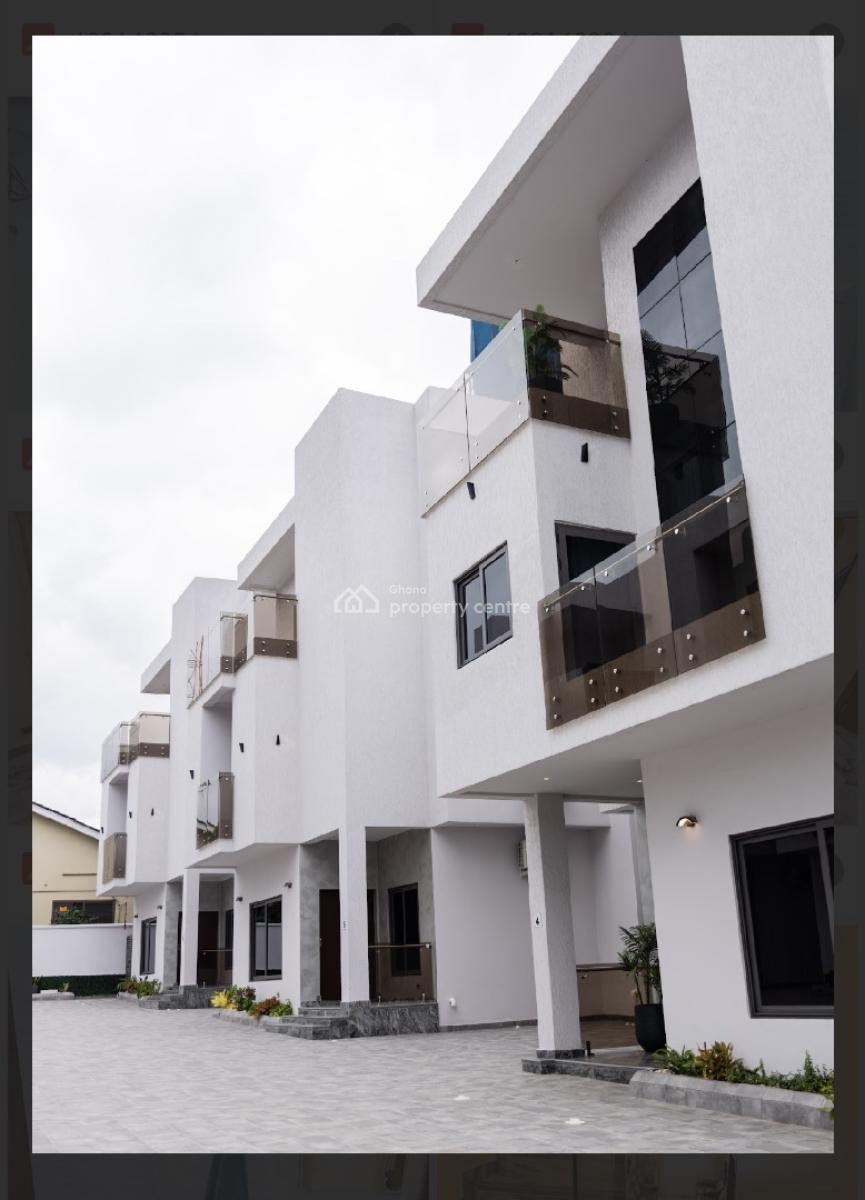 Furnished 4-bedroom Townhouses in East Legon, East Legon, Accra, Townhouse for Rent