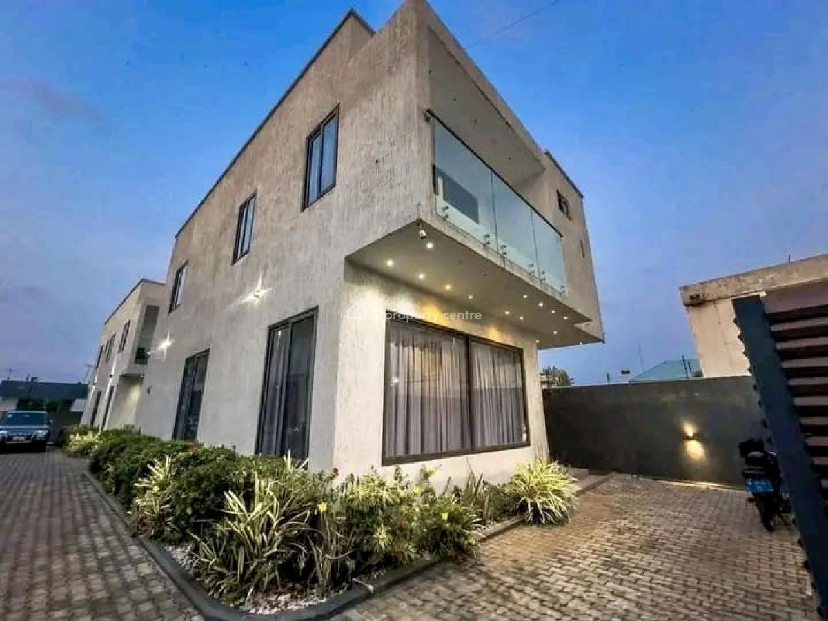 Furnished 3 Bedroom Townhouse in a Gated Community with Swimming Pool, West Airport, Airport Residential Area, Accra, Townhouse for Rent