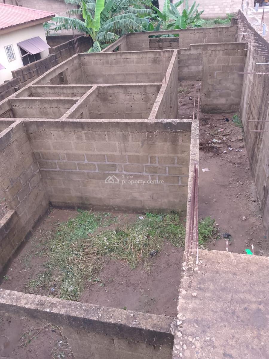 Foundation for 2master Brm at Buduburam Apra Road, Buduburam Apra Road, Kasoa, Awutu-senya East, Central Region, Semi-detached Bungalow for Sale
